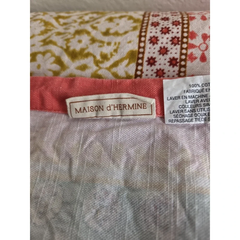 Maison d' Hermine Provence Table Cloth Rectangle 100% Cotton 58x 102
